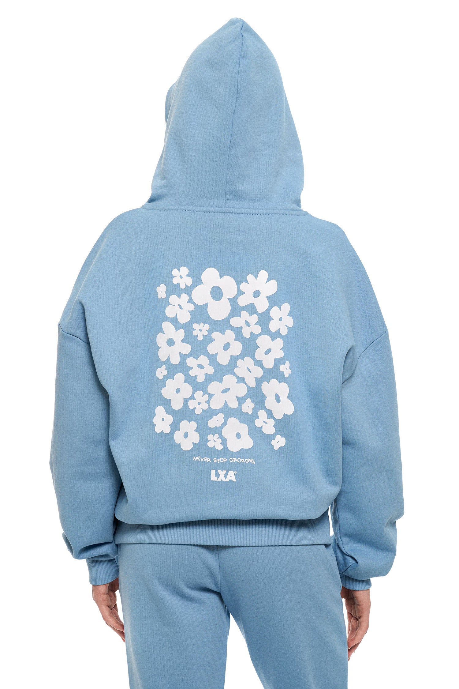 HOODIE - FADED BLUE – LXA THE LABEL